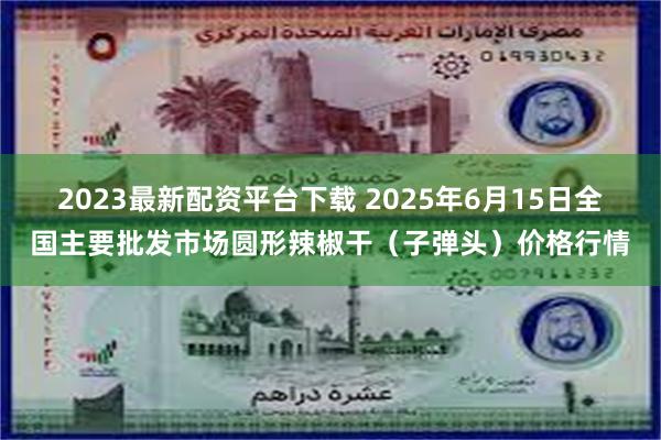 2023最新配资平台下载 2025年6月15日全国主要批发市场圆形辣椒干（子弹头）价格行情