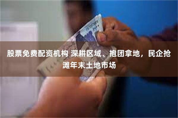 股票免费配资机构 深耕区域、抱团拿地，民企抢滩年末土地市场
